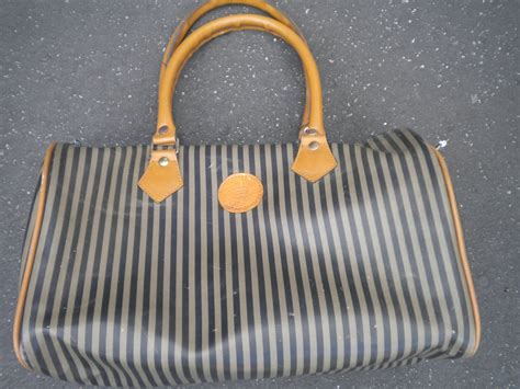 fendi bags classic stripes|Fendi vintage denim bag.